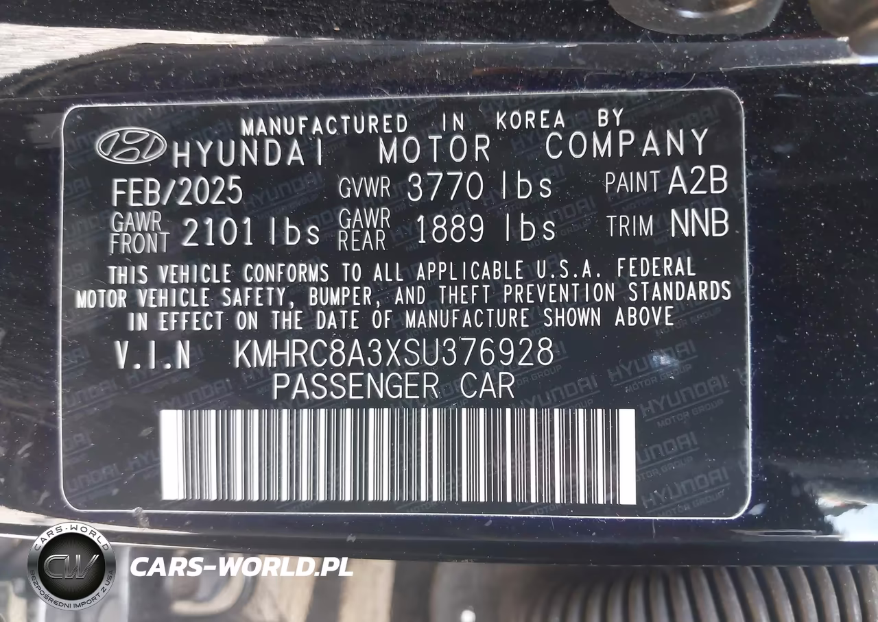 2025 Hyundai Venue Sel VIN:KMHRC8A3XSU376928 - 9