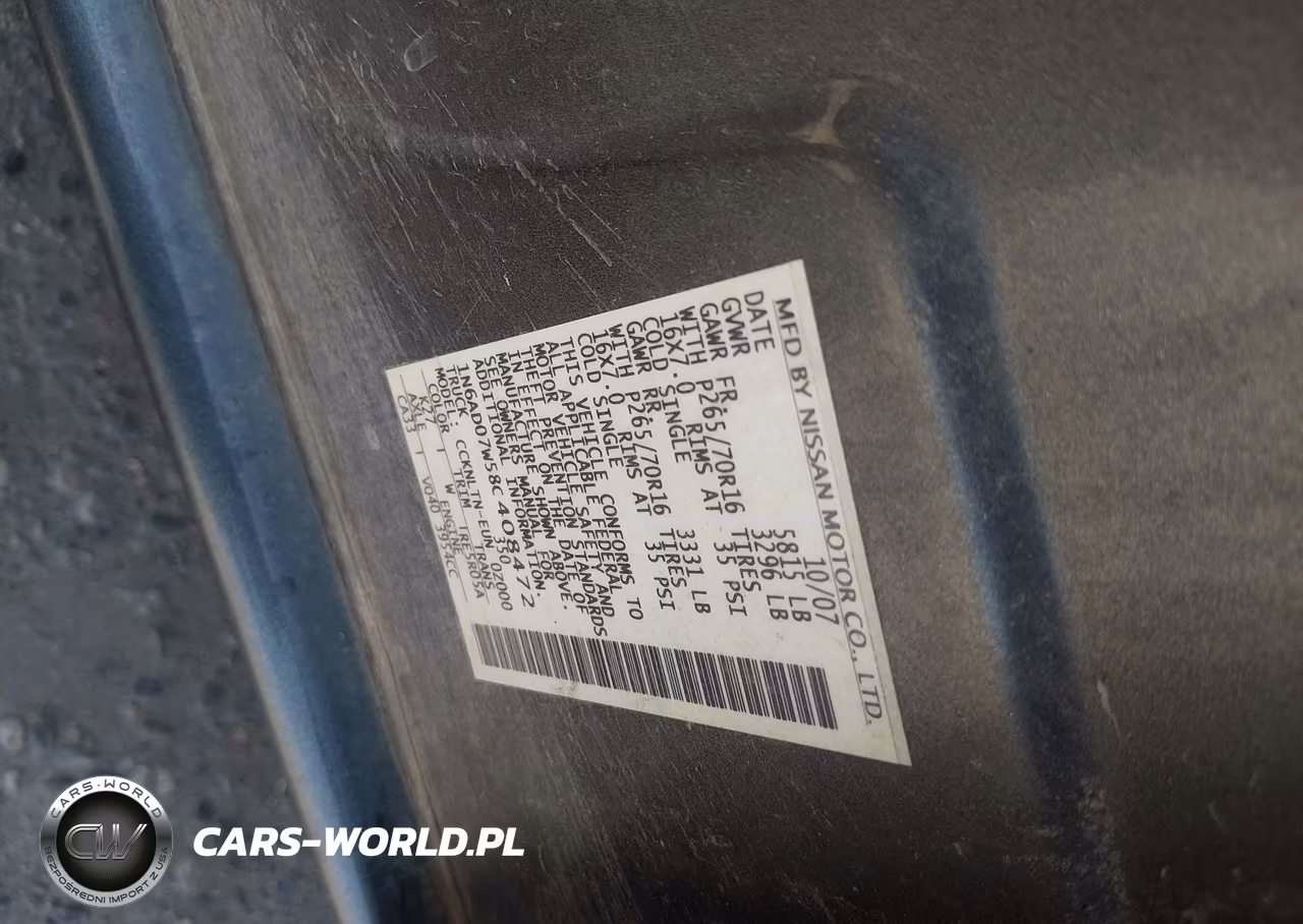 2008 Nissan Frontier Se VIN:1N6AD07W58C408472 - 9