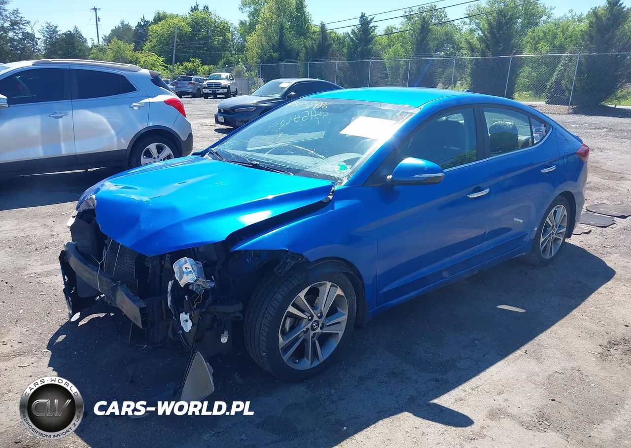 2017 Hyundai Elantra Limited VIN:KMHD84LF8HU226630 - 2