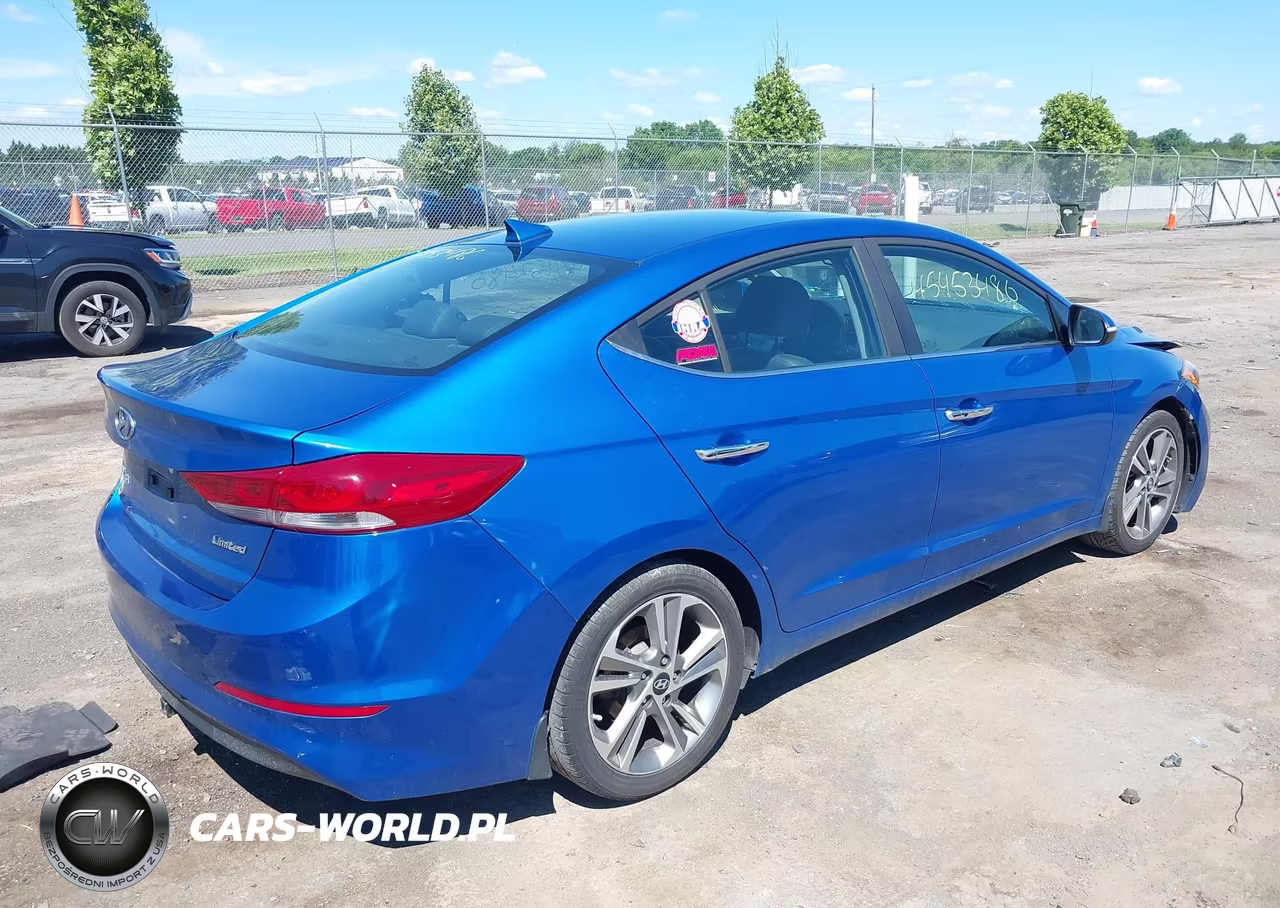 2017 Hyundai Elantra Limited VIN:KMHD84LF8HU226630 - 4