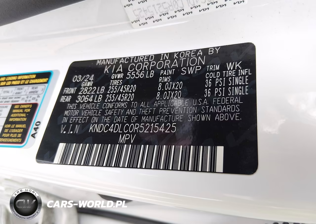 2024 Kia Ev6 Gt-Line VIN:KNDC4DLC0R5215425 - 9