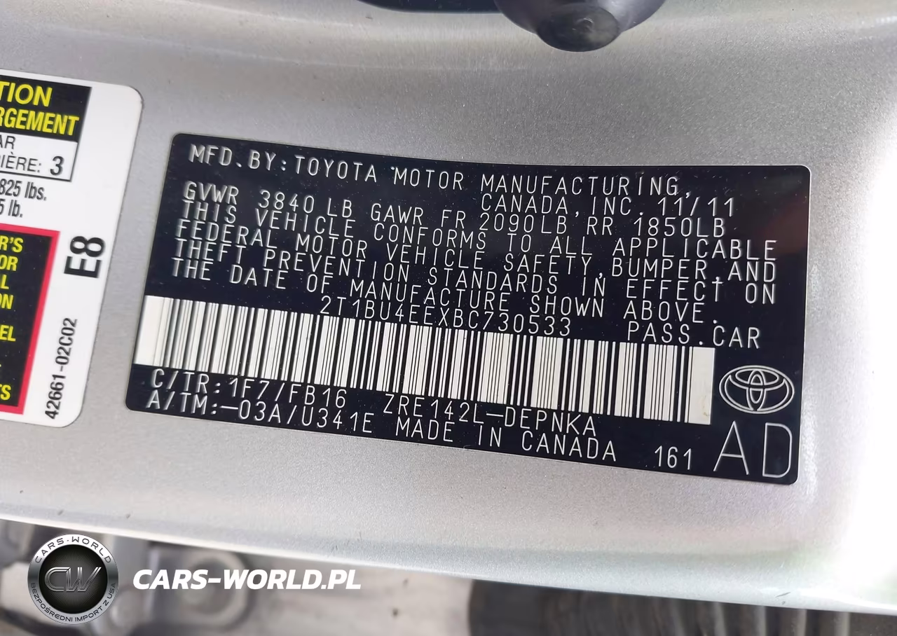 2011 Toyota Corolla Le VIN:2T1BU4EEXBC730533 - 9