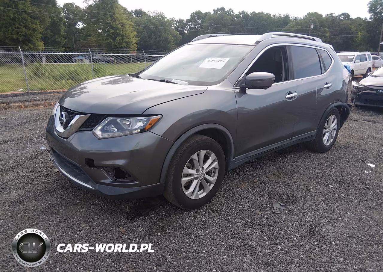 2016 Nissan Rogue S-Sl-Sv VIN:5N1AT2MN4GC833124 - 2