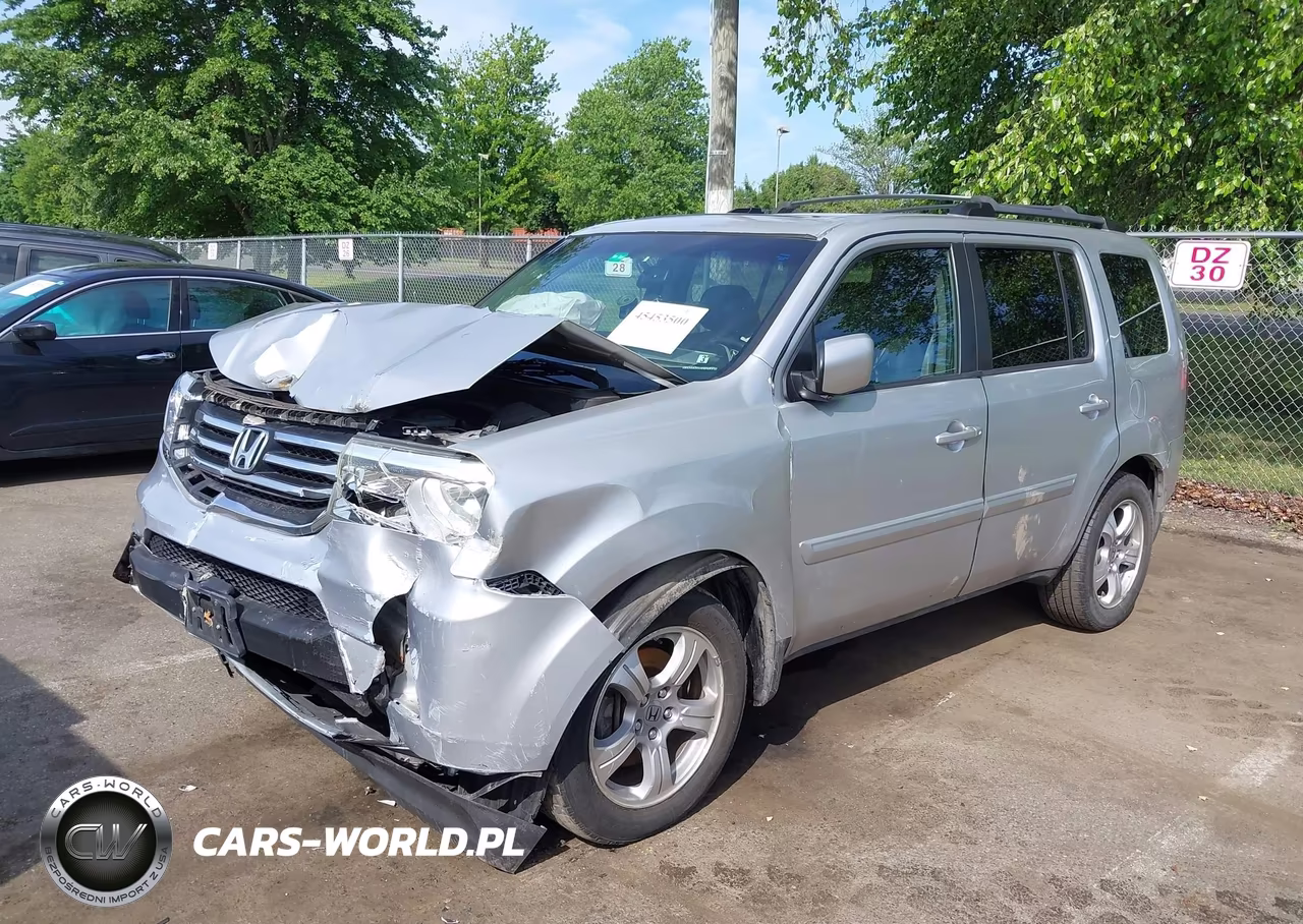 2013 Honda Pilot Ex-L VIN:5FNYF3H50DB002955 - 2