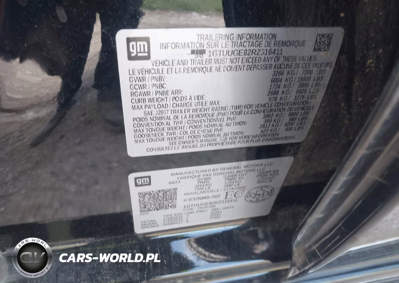 2024 GMC Sierra 1500 Denali VIN:1GTUUGE82RZ316411 - 9