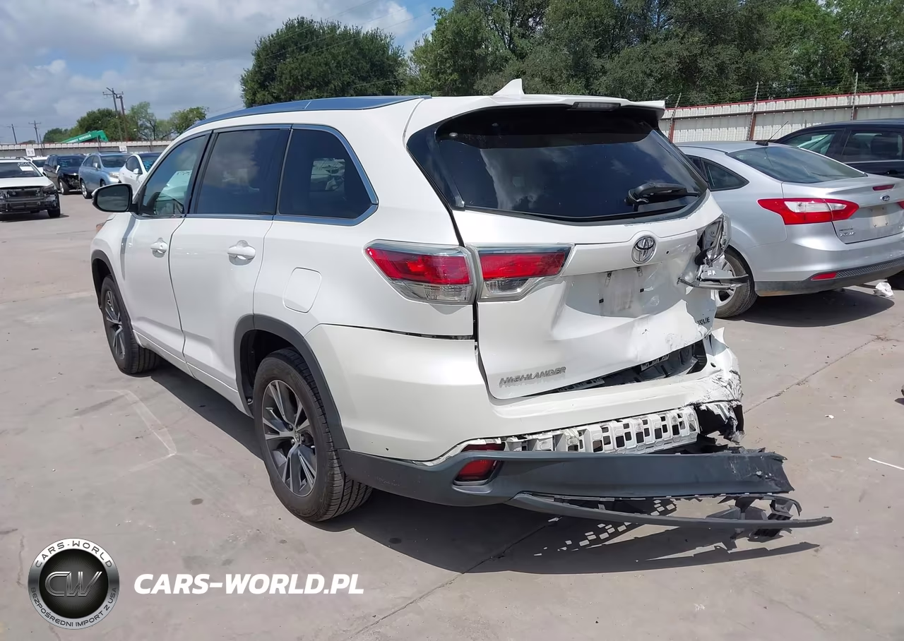 2016 Toyota Highlander Xle V6 VIN:5TDKKRFH6GS127511 - 3