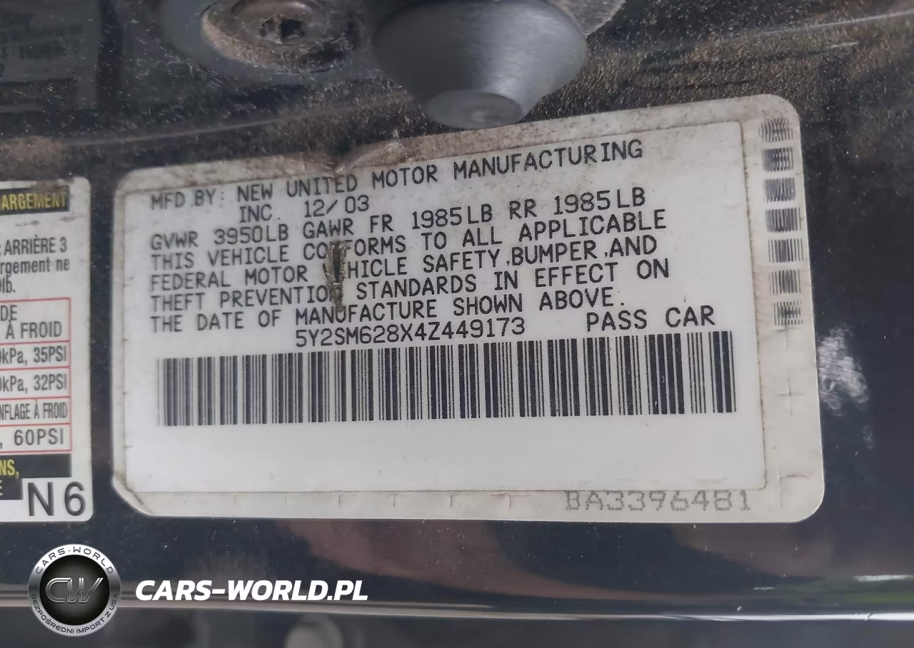 2004 Pontiac Vibe VIN:5Y2SM628X4Z449173 - 9