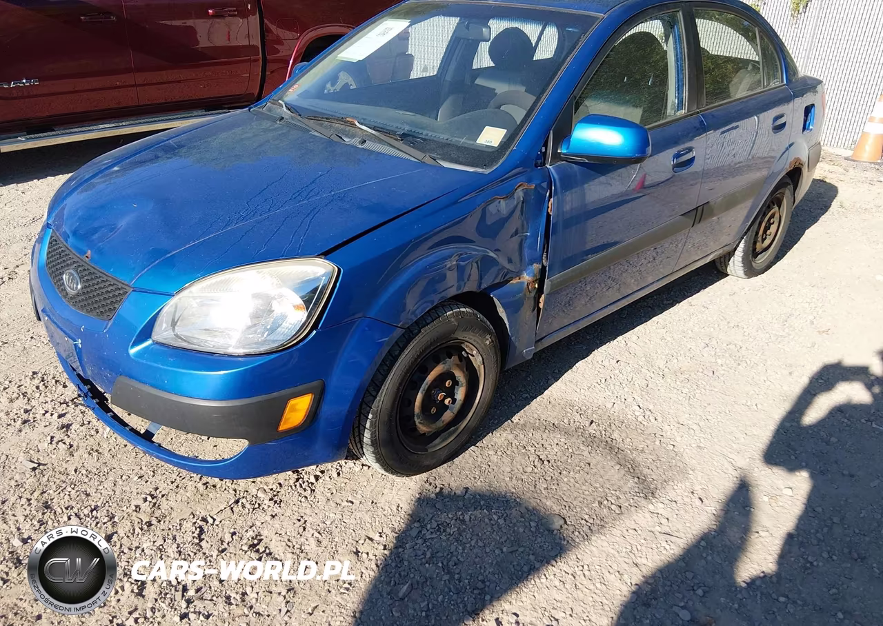 2007 Kia Rio Lx VIN:KNADE123876279346 - 2