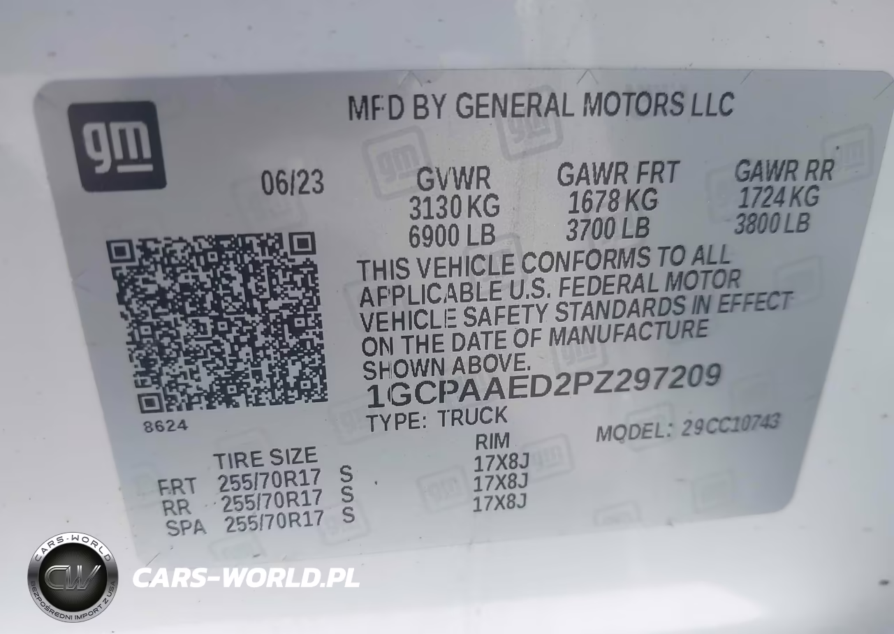 2023 Chevrolet Silverado 1500 2Wd Standard Bed Wt VIN:1GCPAAED2PZ297209 - 9