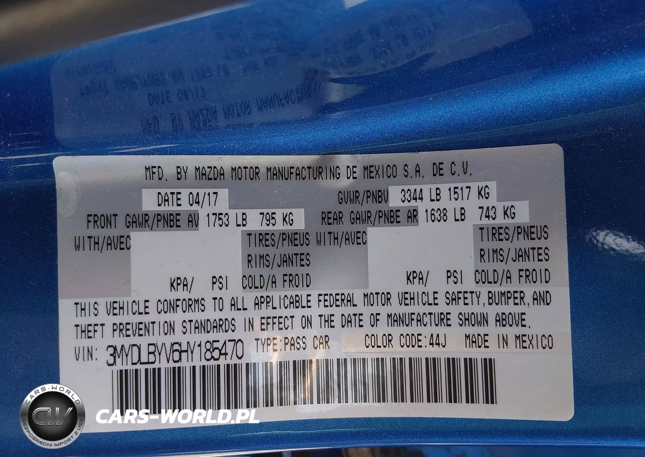 2017 Toyota Yaris Ia VIN:3MYDLBYV6HY185470 - 9