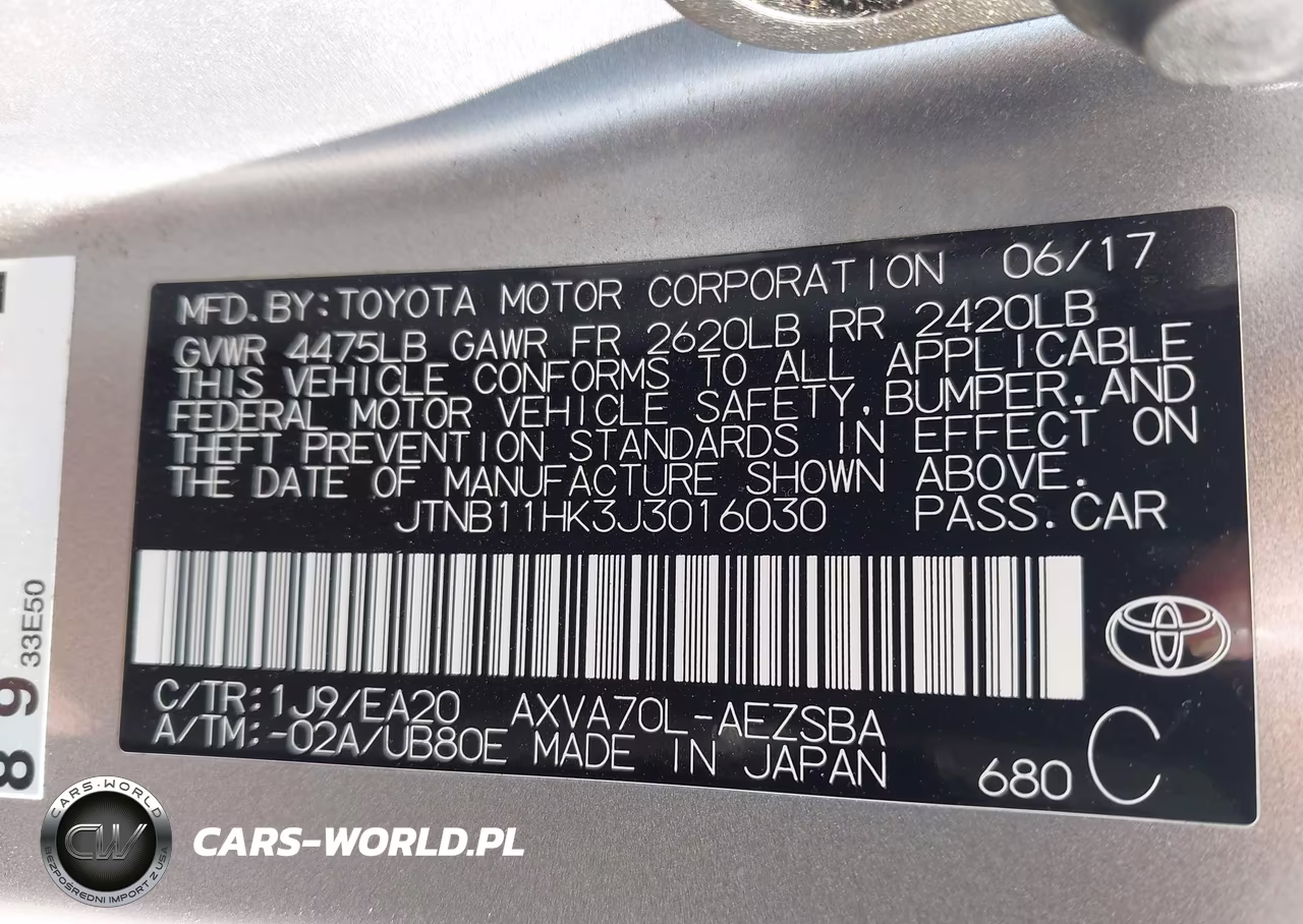 2018 Toyota Camry Se VIN:JTNB11HK3J3016030 - 9