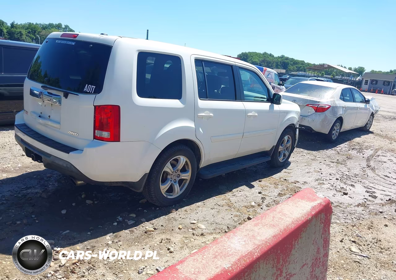2015 Honda Pilot Ex-L VIN:5FNYF4H56FB050193 - 4