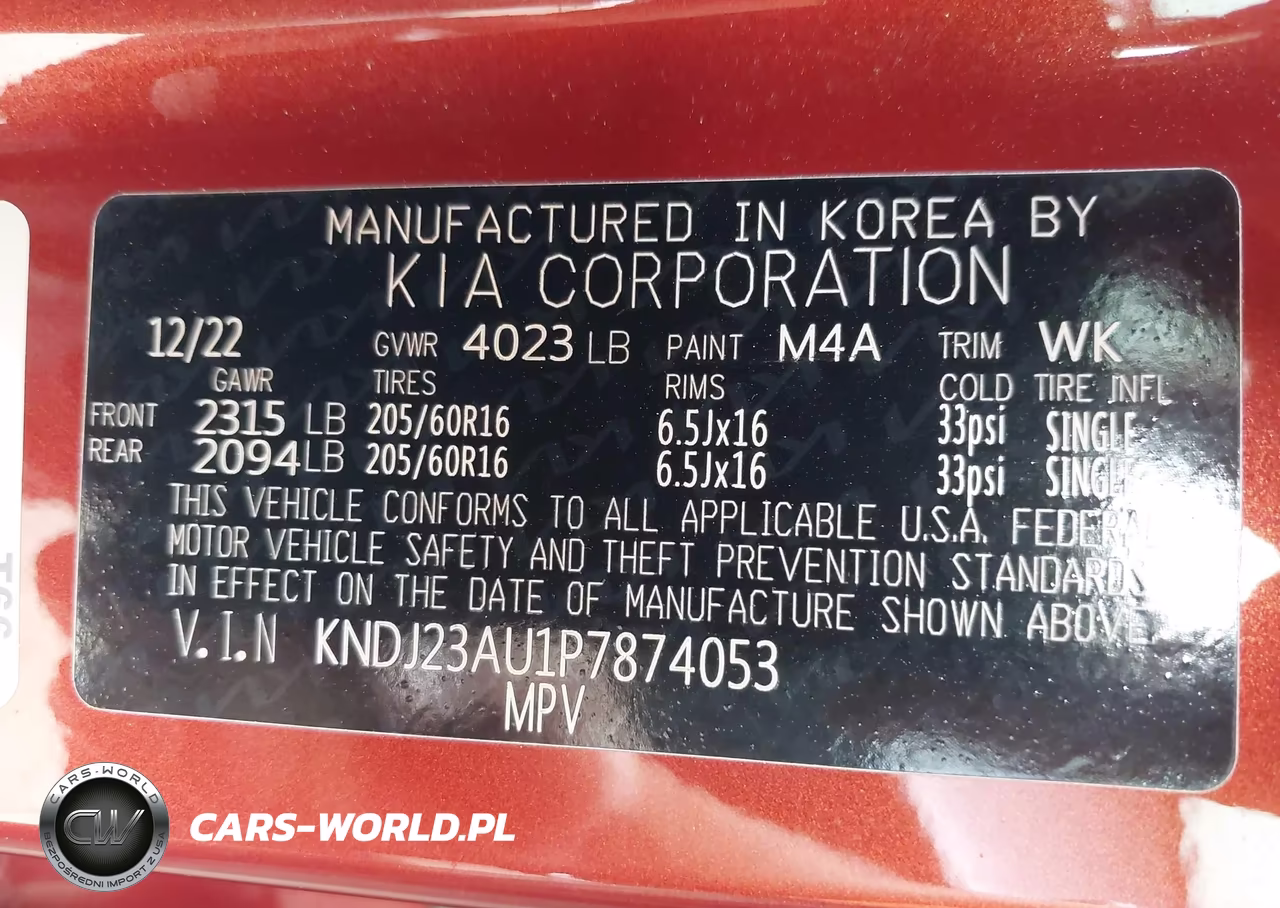 2023 Kia Soul Lx VIN:KNDJ23AU1P7874053 - 9