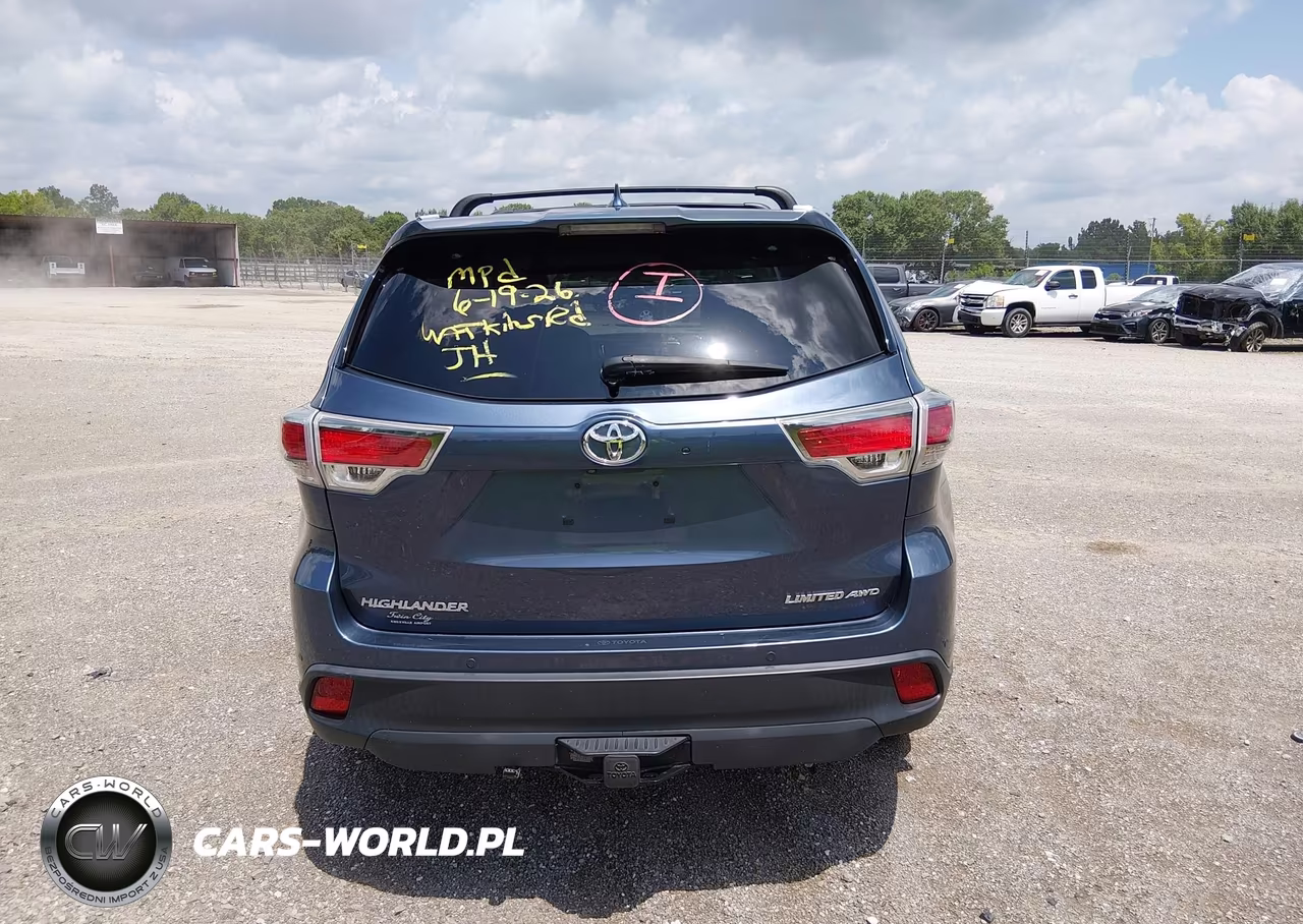 2015 Toyota Highlander Limited V6 VIN:5TDDKRFH2FS185168 - 16