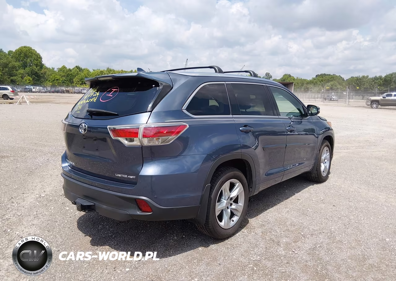 2015 Toyota Highlander Limited V6 VIN:5TDDKRFH2FS185168 - 4