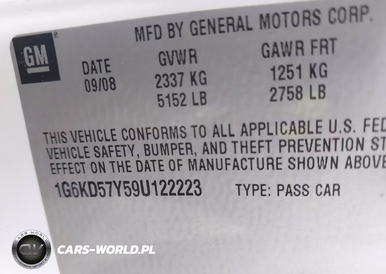2009 Cadillac Dts 1Sa VIN:1G6KD57Y59U122223 - 9