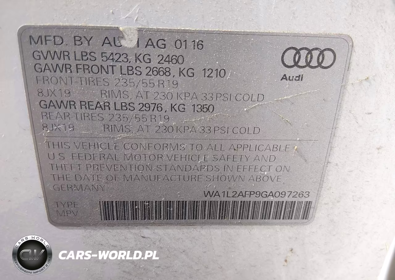2016 Audi Q5 2.0T Premium VIN:WA1L2AFP9GA097263 - 9