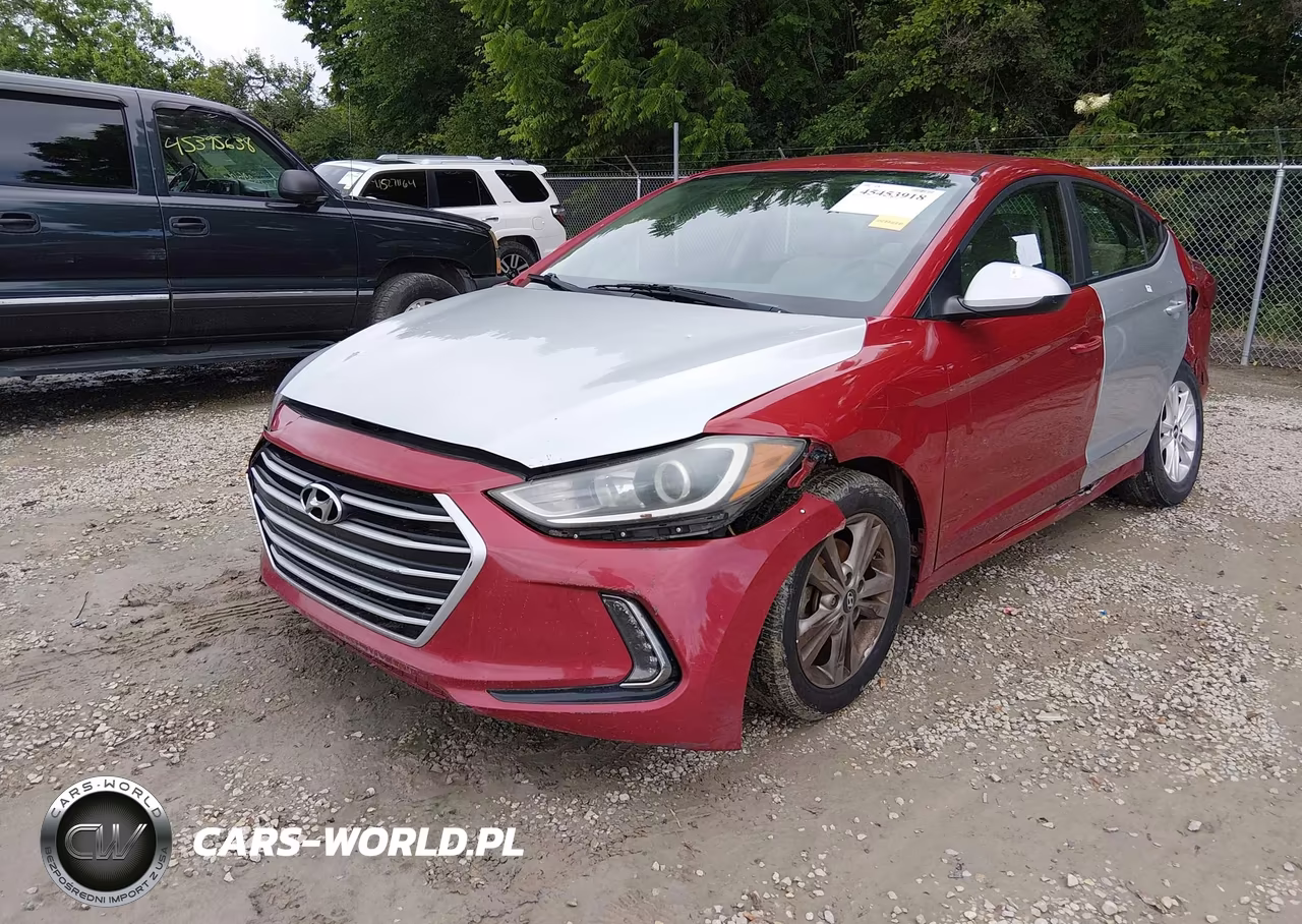 2017 Hyundai Elantra Se VIN:KMHD84LF4HU141378 - 2