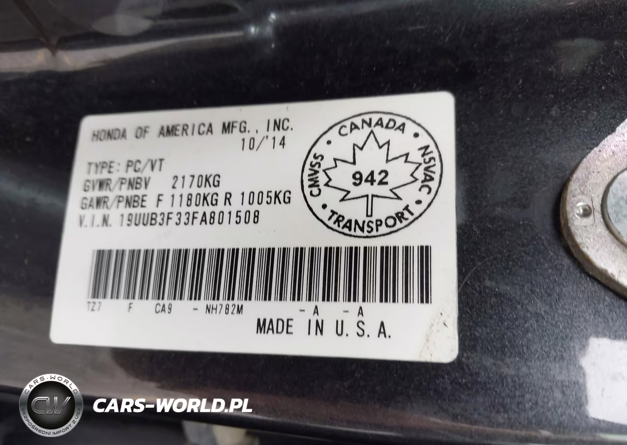 2015 Acura Tlx VIN:19UUB3F33FA801508 - 9