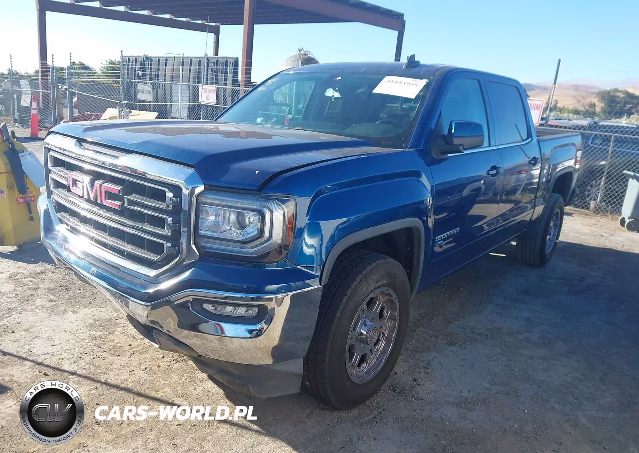 2017 GMC Sierra 1500 Sle Crew VIN:3GTU1MER2HG100055 - 2