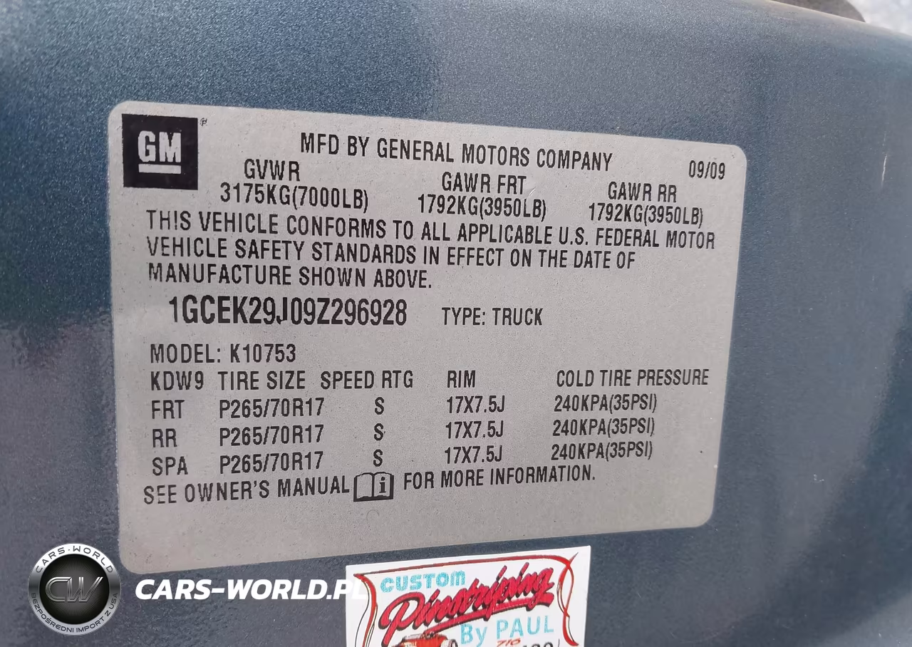 2009 Chevrolet Silverado 1500 Lt VIN:1GCEK29J09Z296928 - 9