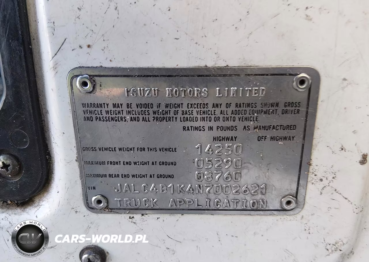 1992 Isuzu Npr VIN:JALC4B1K4N7002621 - 8
