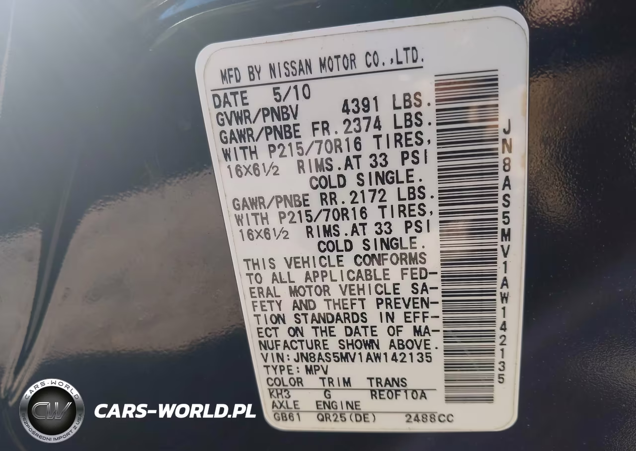 2010 Nissan Rogue S VIN:JN8AS5MV1AW142135 - 9