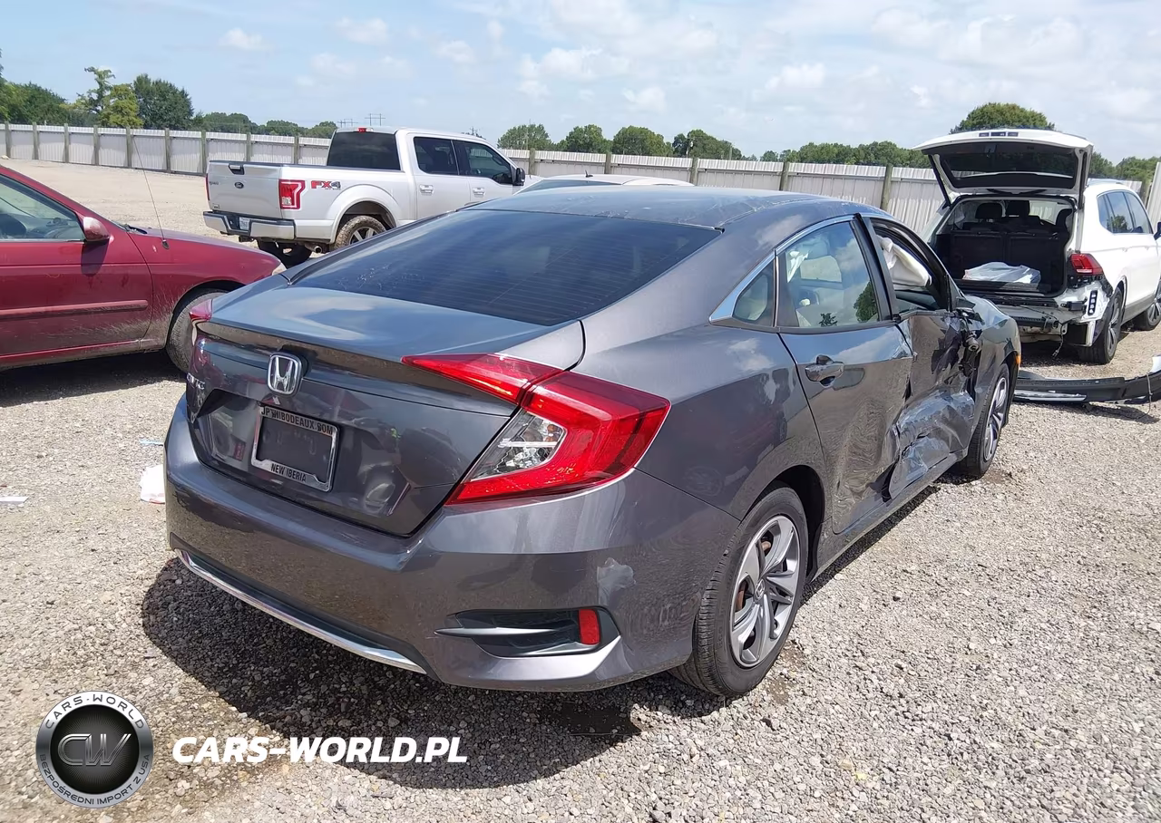 2021 Honda Civic Lx VIN:2HGFC2F69MH537204 - 4