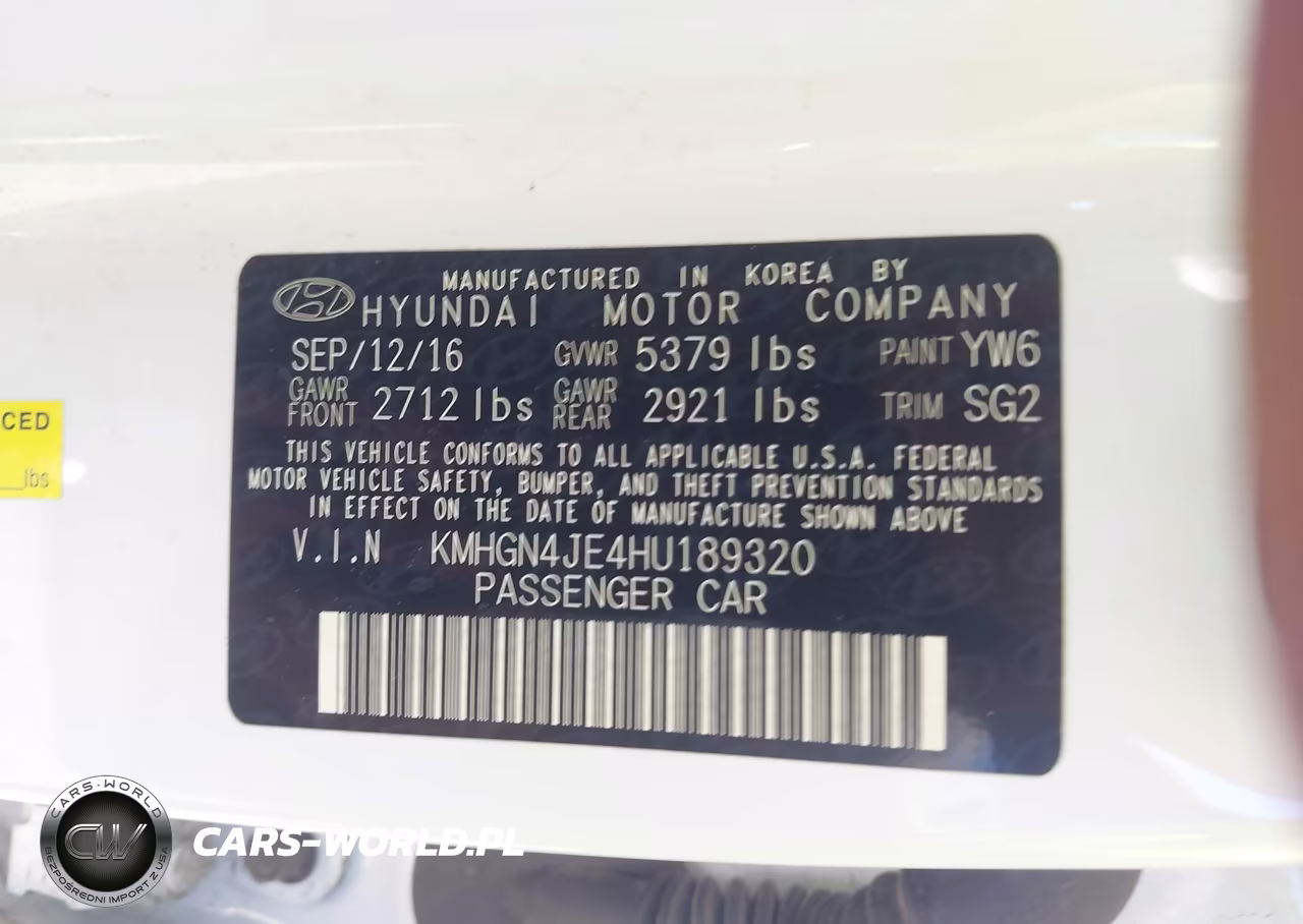2017 Genesis G80 3.8 VIN:KMHGN4JE4HU189320 - 9