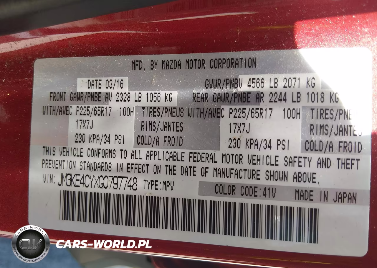 2016 Mazda Cx-5 Touring VIN:JM3KE4CYXG0797748 - 9