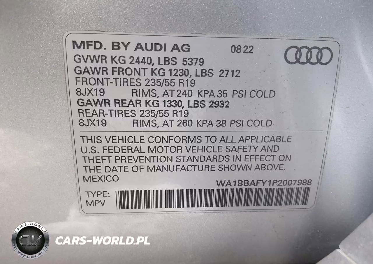 2023 Audi Q5 Premium Plus 40 Tfsi Quattro S Tronic VIN:WA1BBAFY1P2007988 - 9