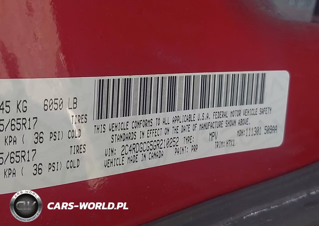 2016 Dodge Grand Caravan Sxt VIN:2C4RDGCG5GR210252 - 9