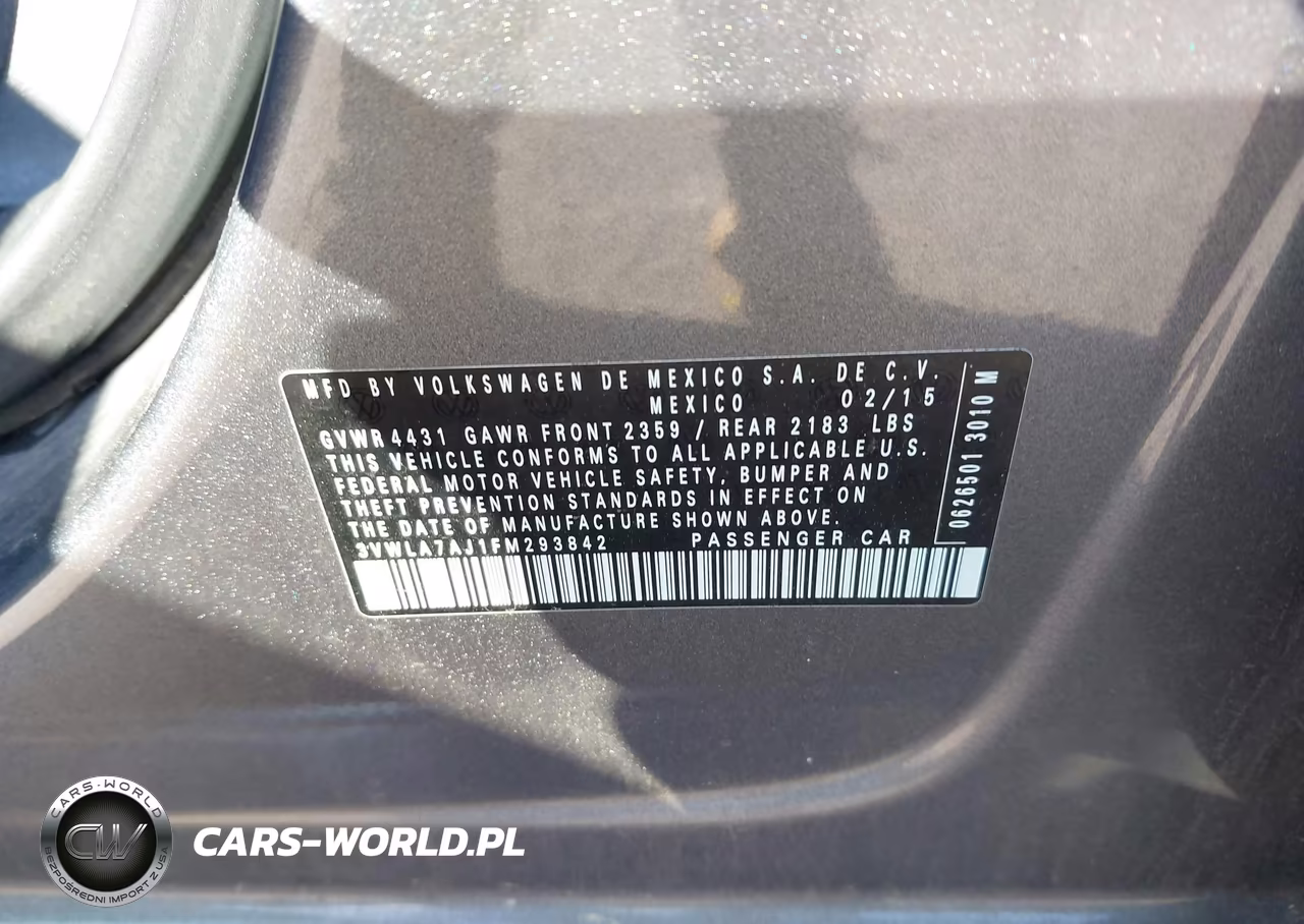 2015 Volkswagen Jetta 2.0L Tdi Sel VIN:3VWLA7AJ1FM293842 - 9