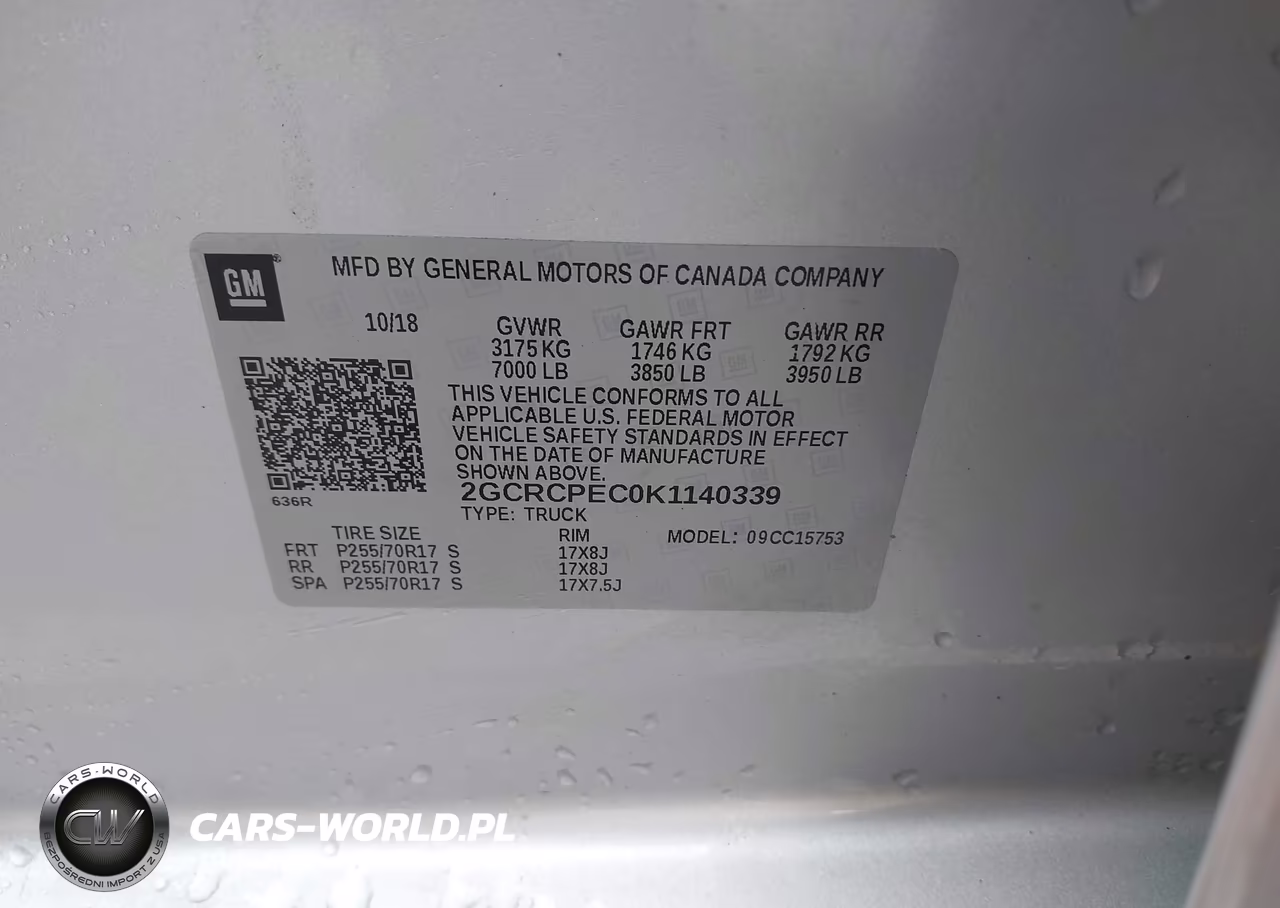 2019 Chevrolet Silverado 1500 Ld Lt VIN:2GCRCPEC0K1140339 - 9