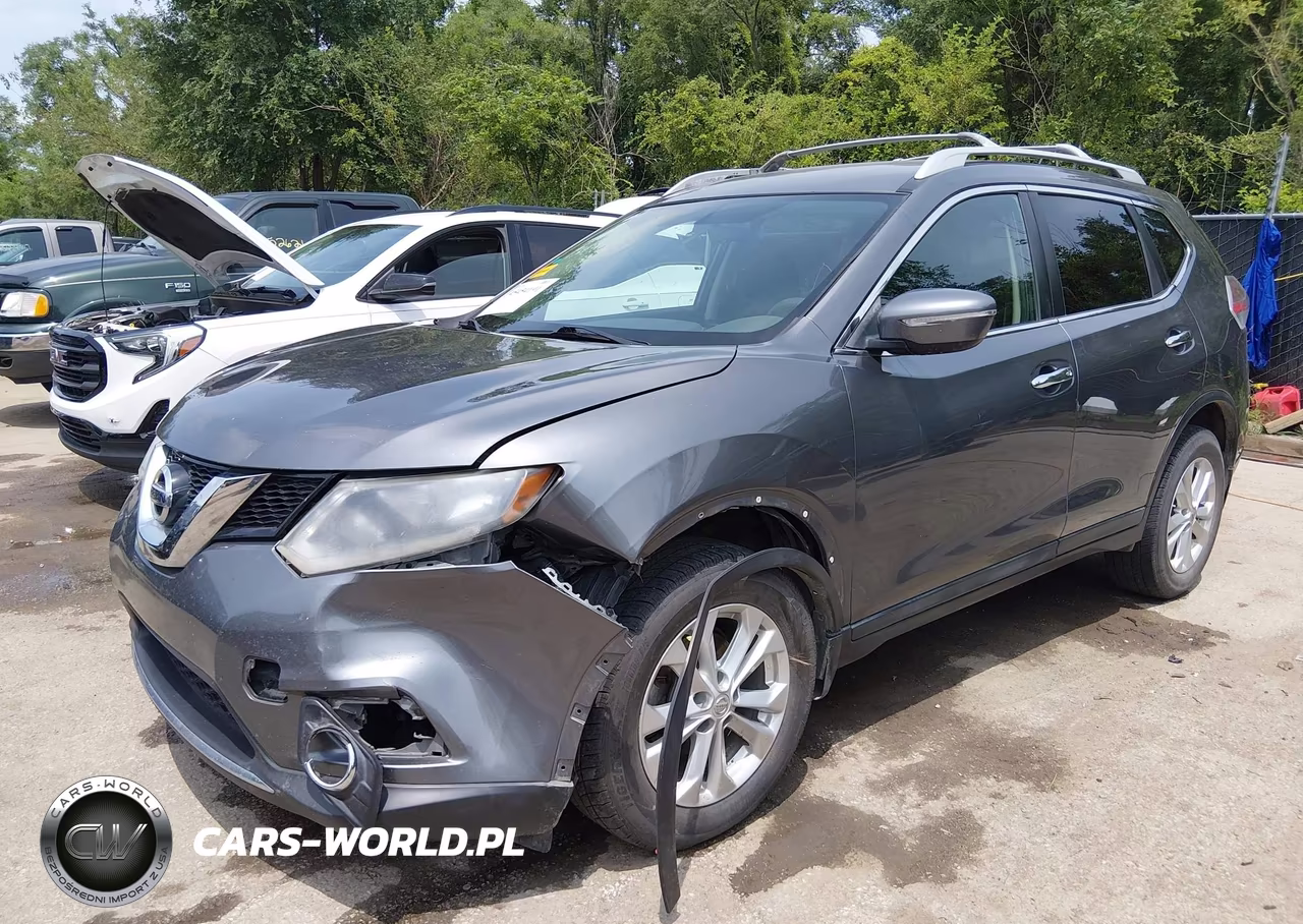 2014 Nissan Rogue Sv VIN:5N1AT2MV3EC843589 - 2