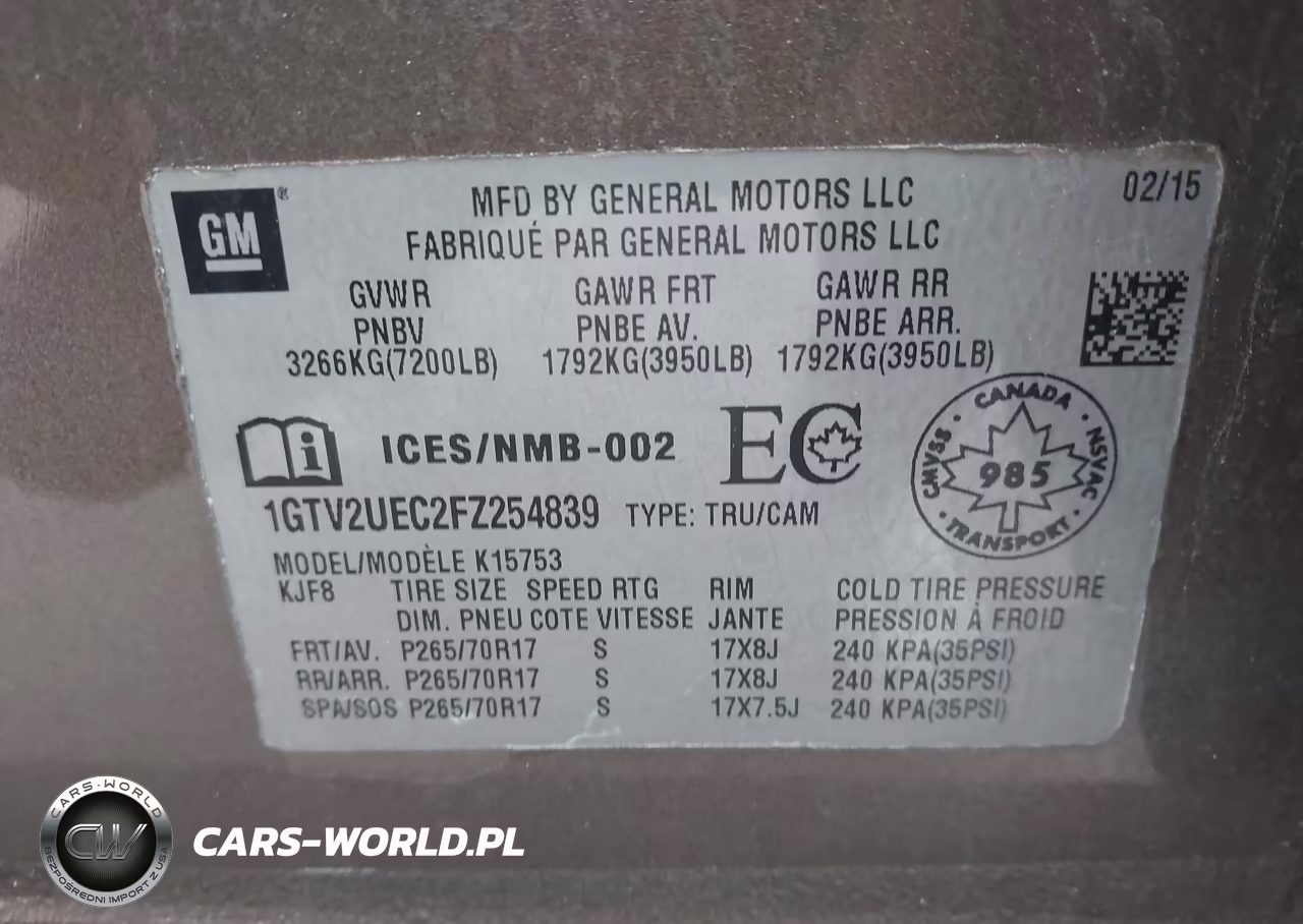 2015 GMC Sierra 1500 Sle VIN:1GTV2UEC2FZ254839 - 9
