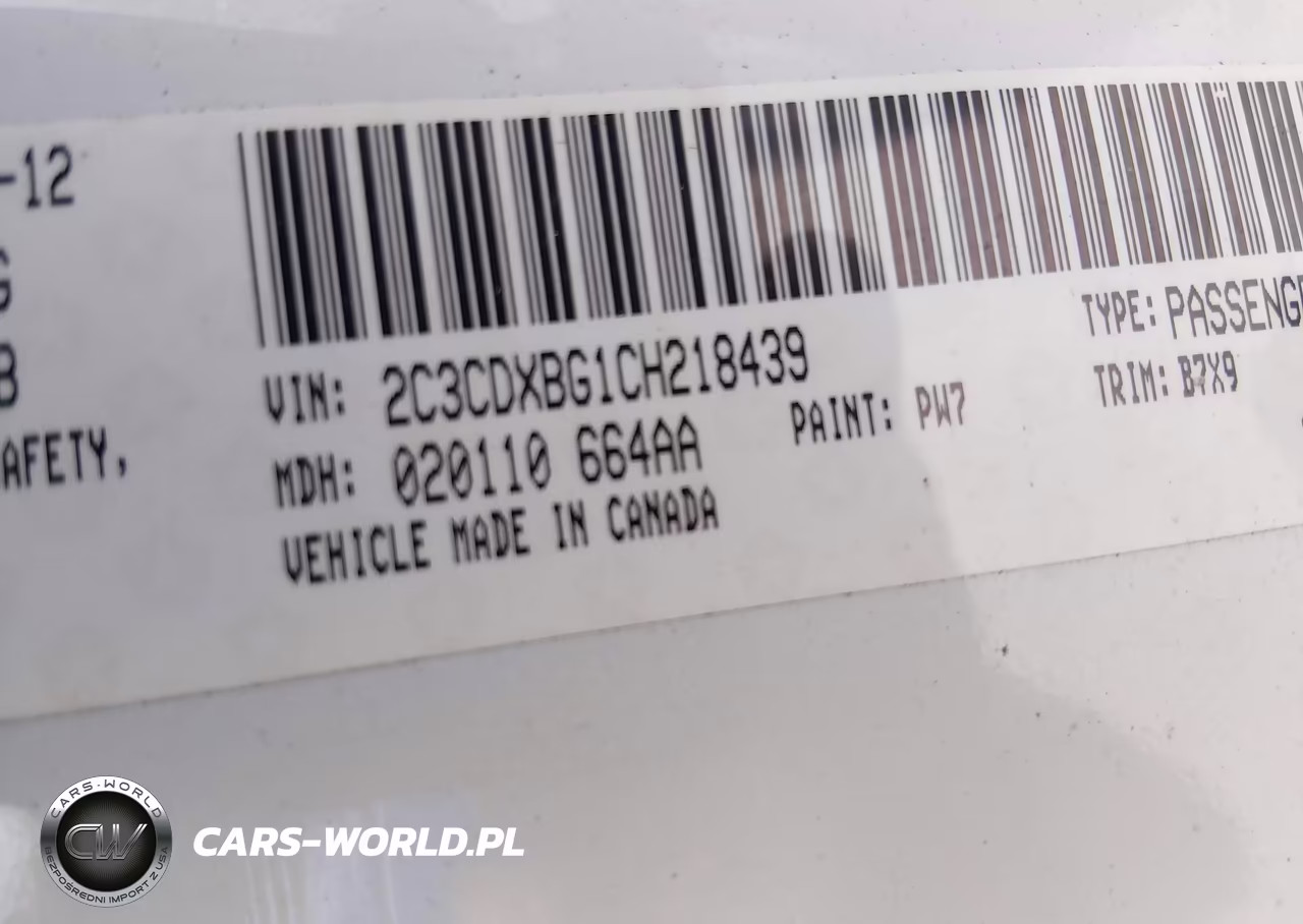 2012 Dodge Charger Se VIN:2C3CDXBG1CH218439 - 9
