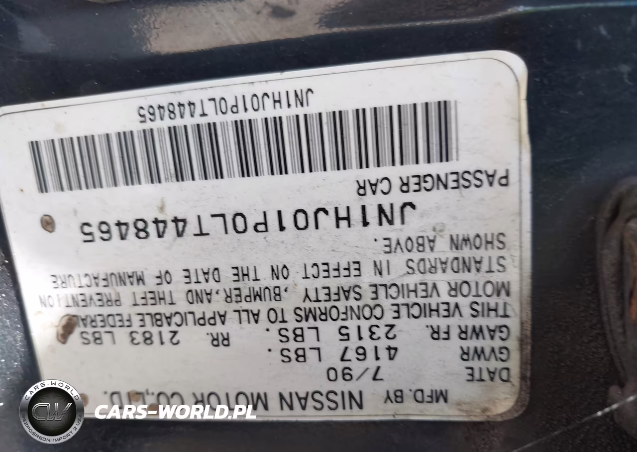 1990 Nissan Maxima VIN:JN1HJ01P0LT448465 - 9