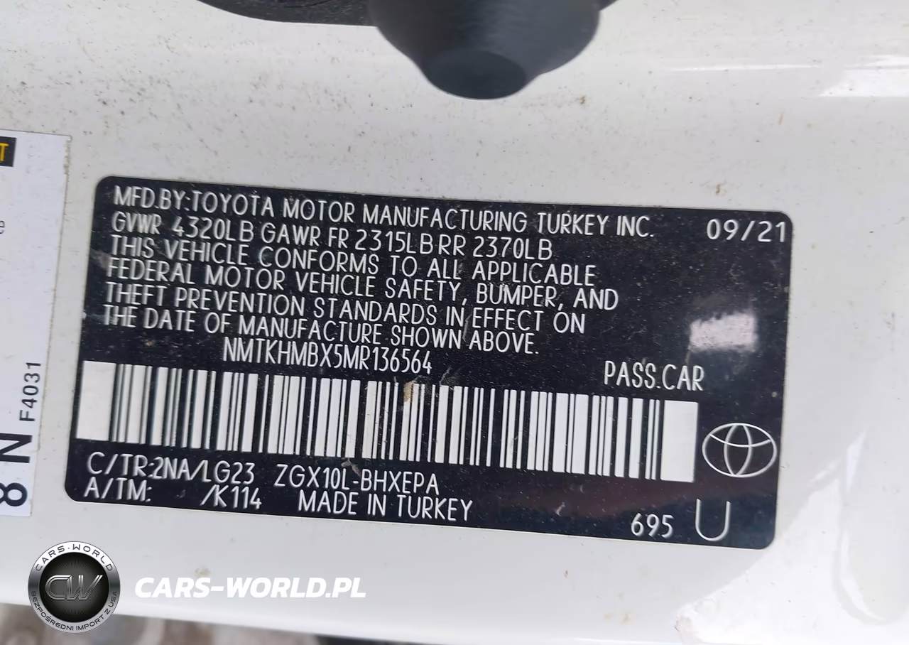 2021 Toyota C-Hr Limited VIN:NMTKHMBX5MR136564 - 9