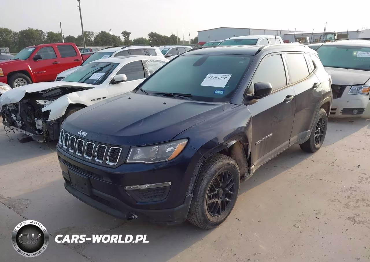 2018 Jeep Compass Sport Fwd VIN:3C4NJCAB4JT214949 - 2