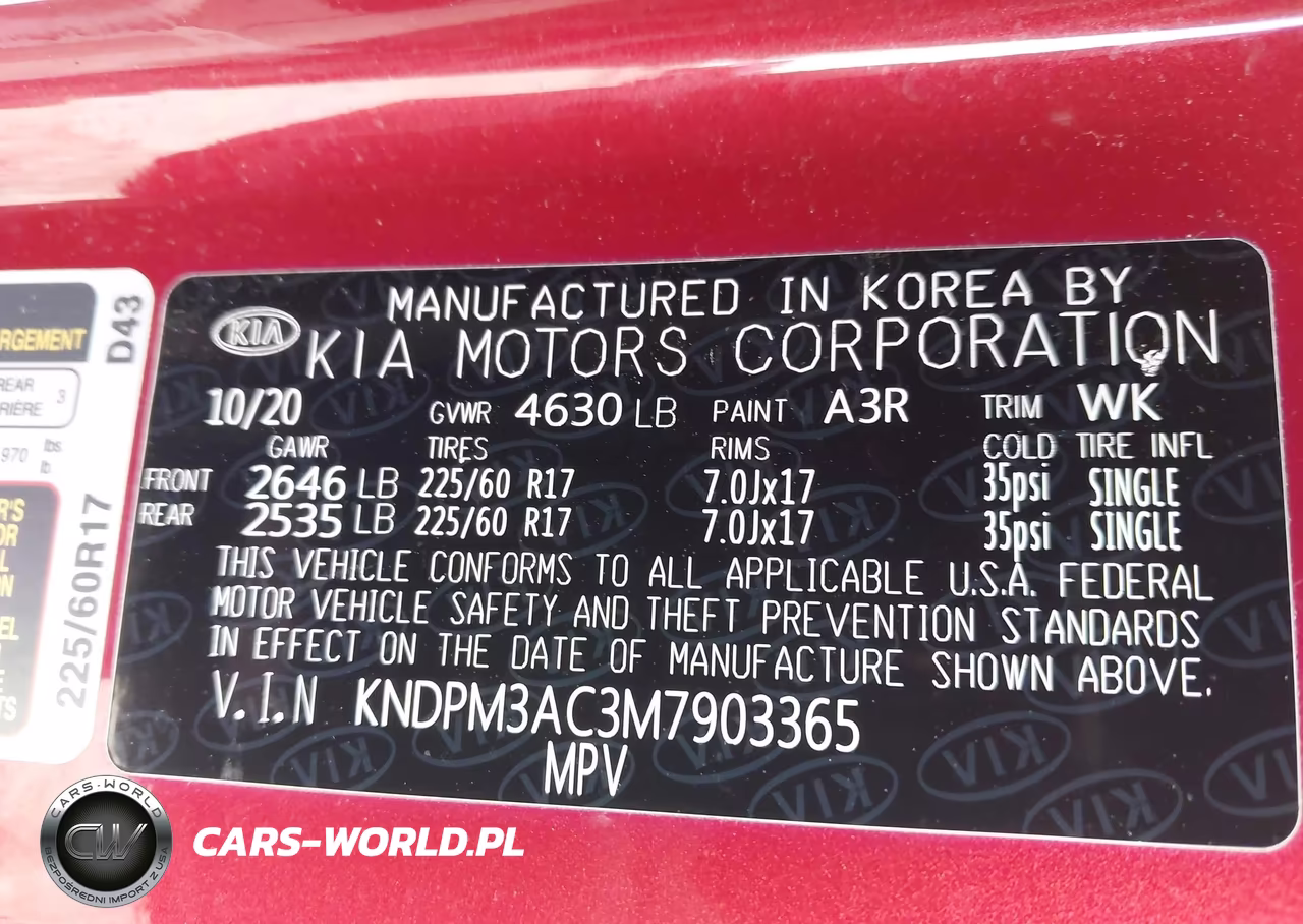 2021 Kia Sportage Lx VIN:KNDPM3AC3M7903365 - 9