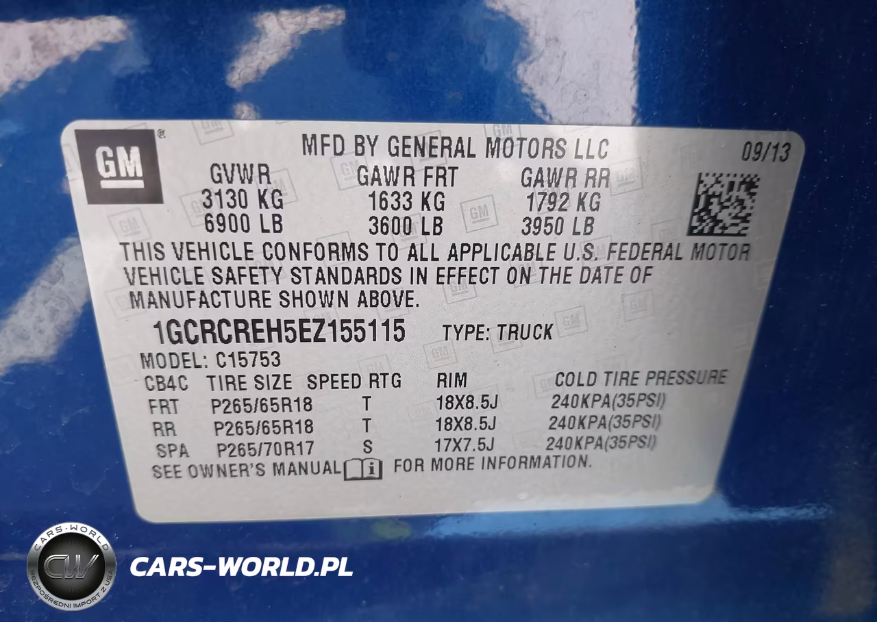 2014 Chevrolet Silverado 1500 Lt VIN:1GCRCREH5EZ155115 - 9
