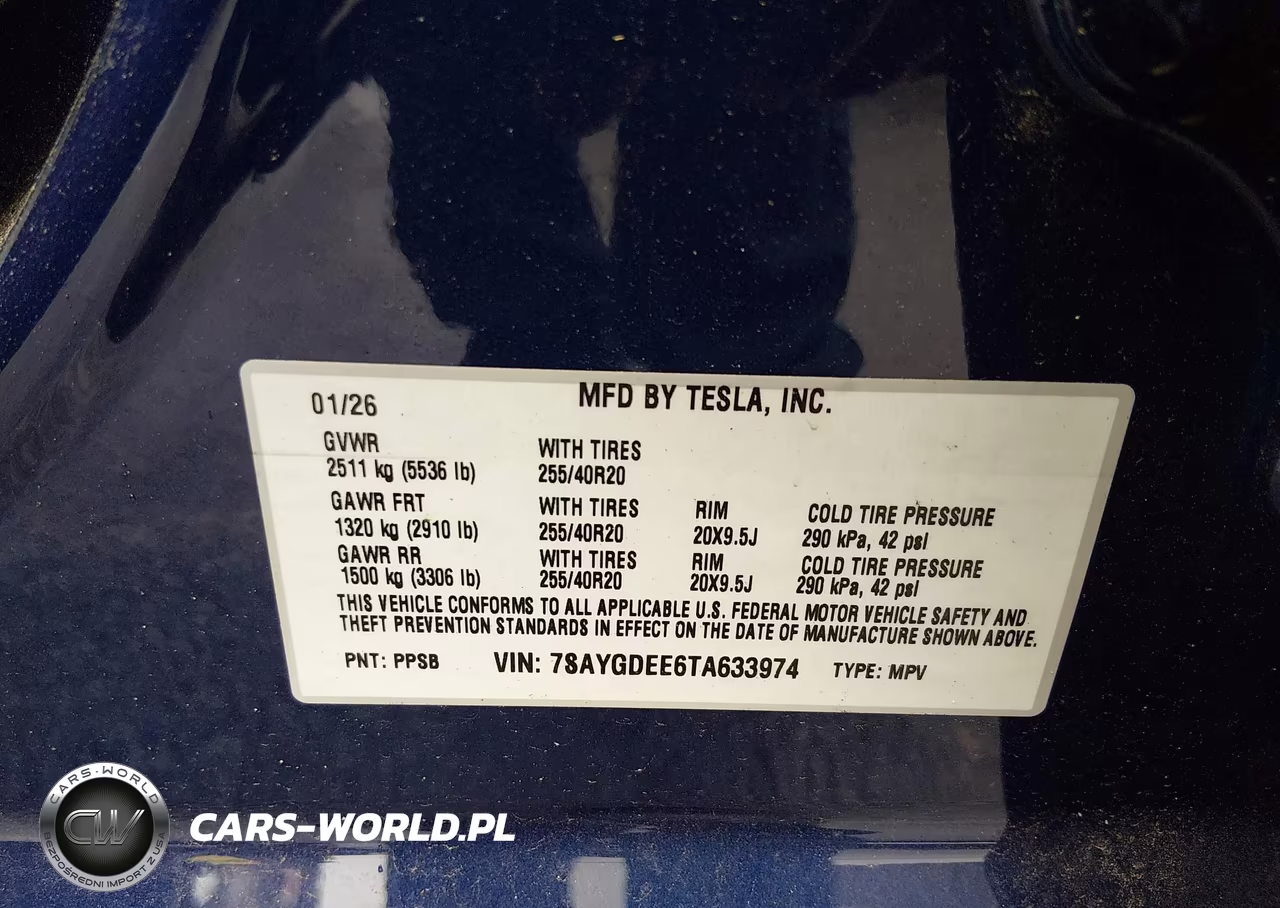 2026 Tesla Model Y All-Wheel Drive-Long Range Launch Series-Premium All-Wheel Drive VIN:7SAYGDEE6TA633974 - 9