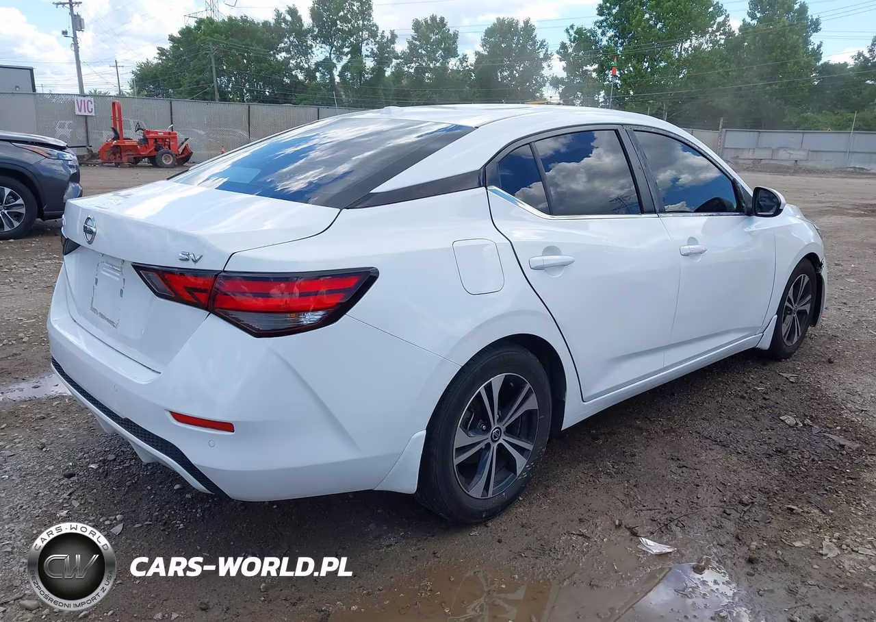 2021 Nissan Sentra Sv Xtronic Cvt VIN:3N1AB8CV1MY278442 - 4