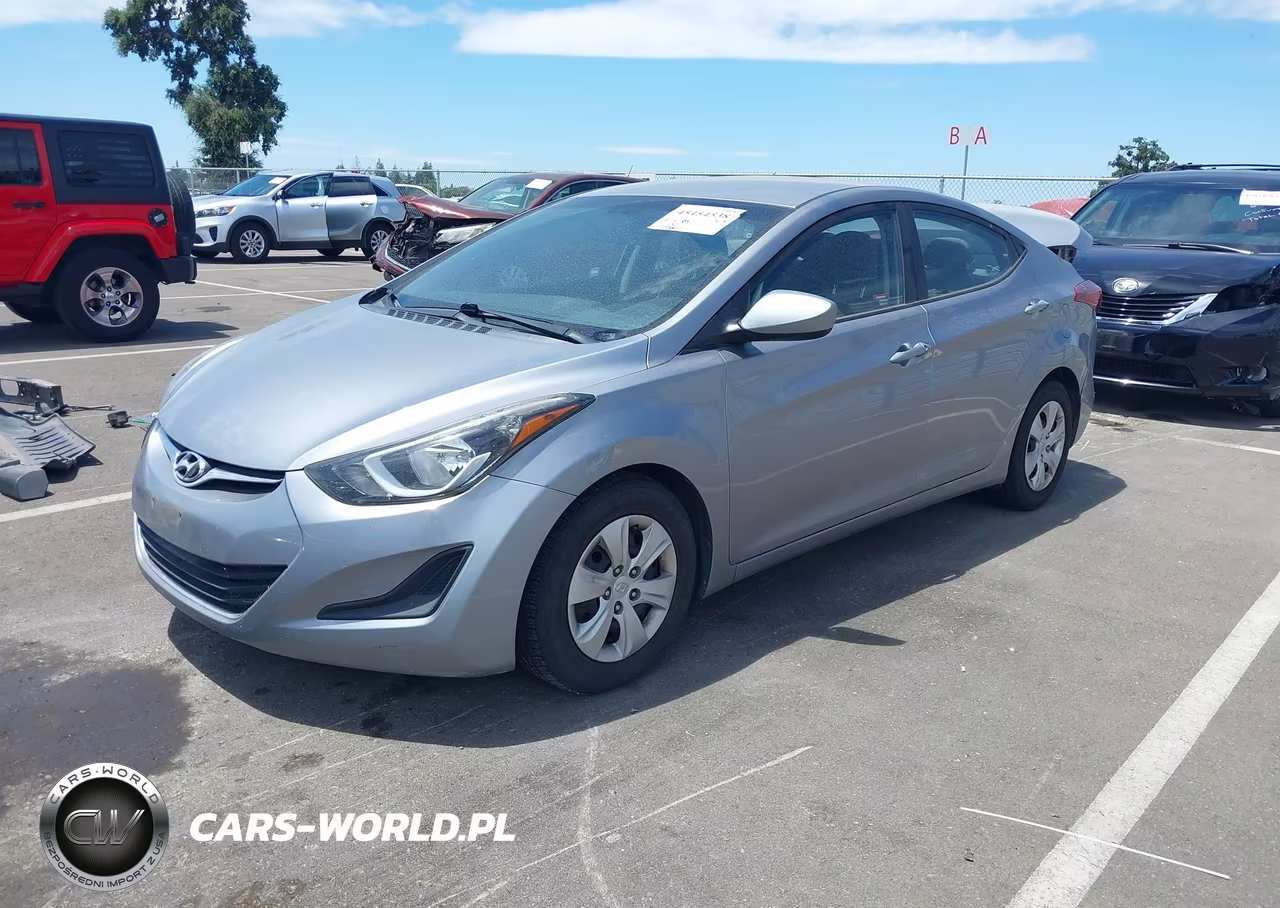 2016 Hyundai Elantra Se VIN:5NPDH4AE5GH698954 - 2