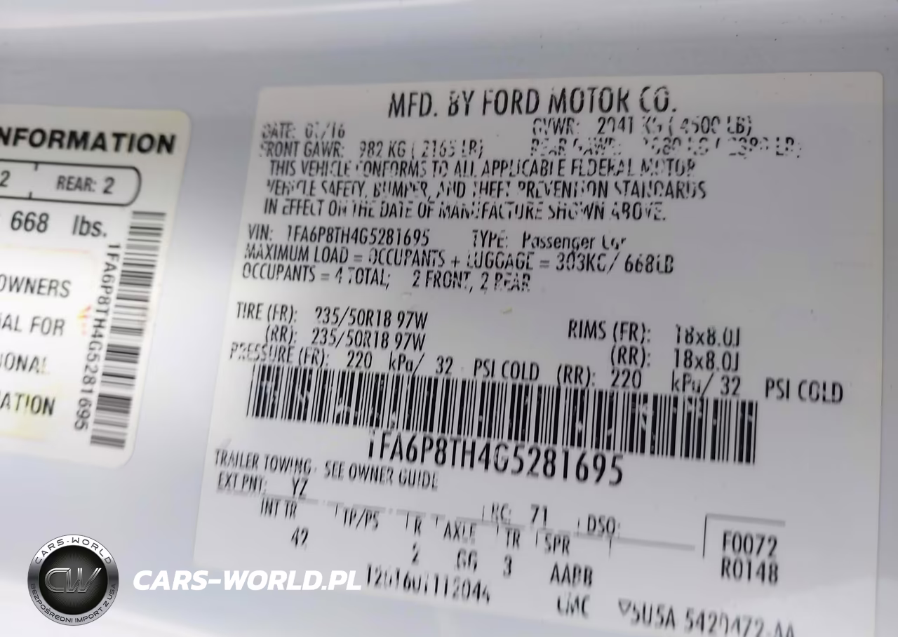 2016 Ford Mustang Ecoboost VIN:1FA6P8TH4G5281695 - 9