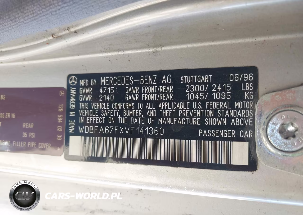 1997 Mercedes-Benz Sl 500 VIN:WDBFA67FXVF141360 - 9