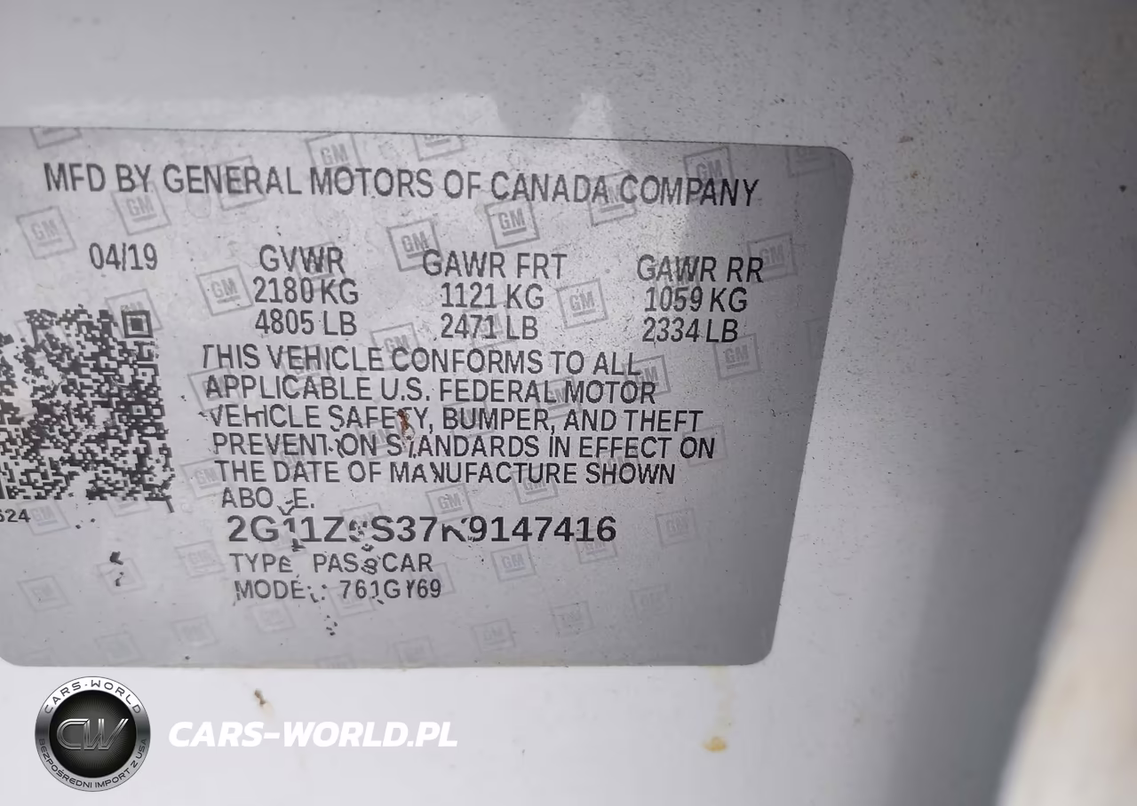 2019 Chevrolet Impala Lt VIN:2G11Z5S37K9147416 - 9