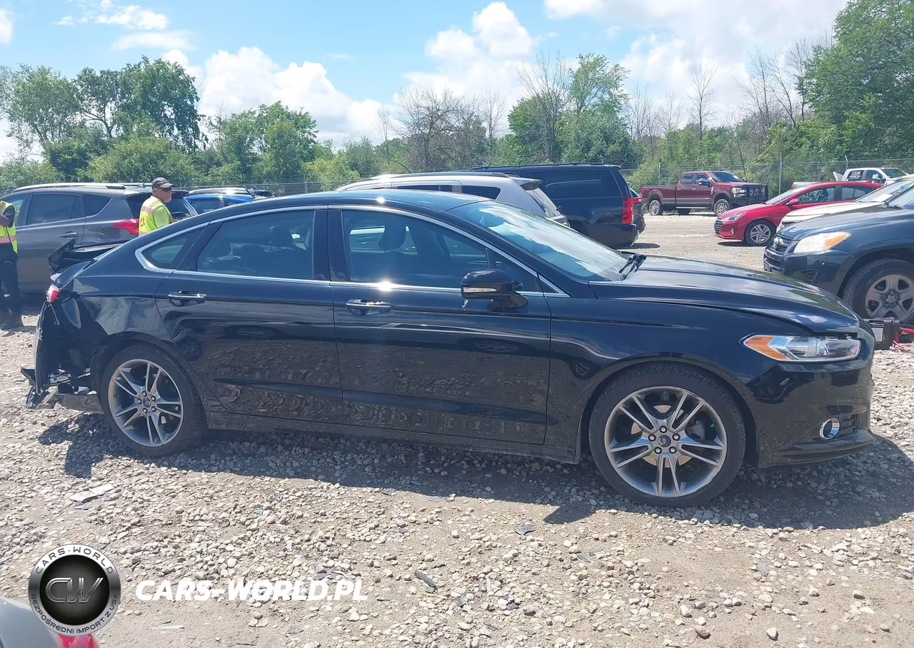 2016 Ford Fusion Titanium VIN:3FA6P0D97GR352264 - 13