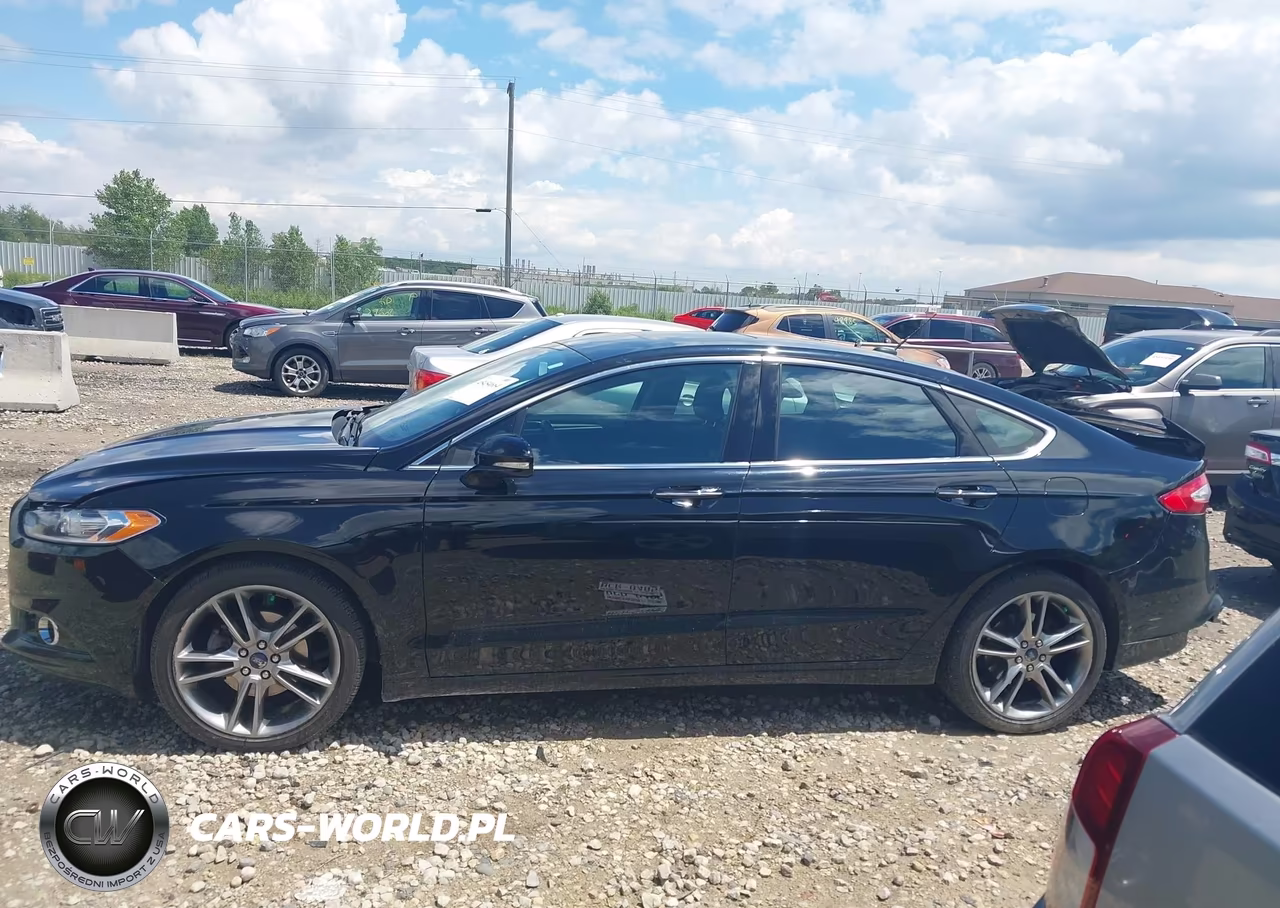 2016 Ford Fusion Titanium VIN:3FA6P0D97GR352264 - 14
